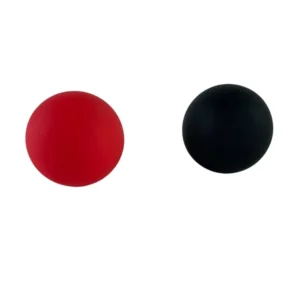 Massagebal zwart en rood