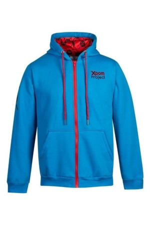 hoodie-skull-logo-zip-blue-hetwodwinkeltje.nl