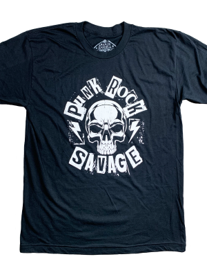 Punk Rock Savage Barbell T-shirt !LAATSTE MAAT M!