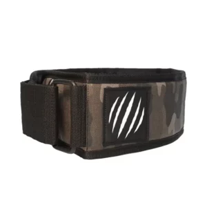 Camo “APEX” Weight Lifting Belt Premium Leather Bear KompleX