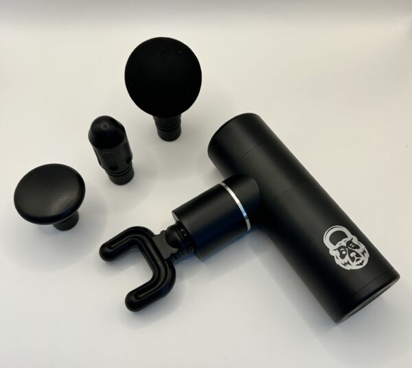 Massage gun zwart liggend